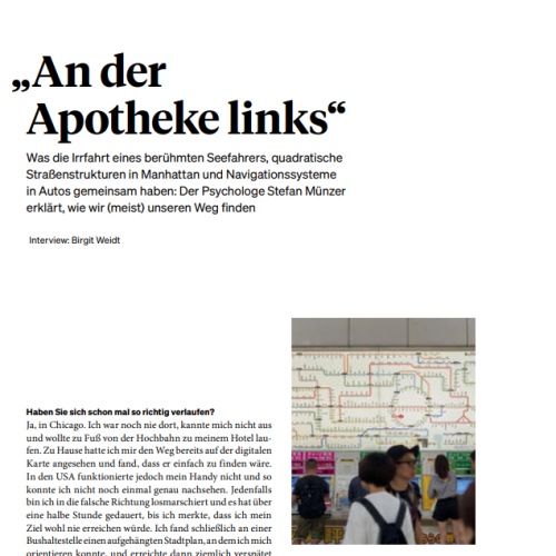 Aus: PSYCHOLOGIE HEUTE